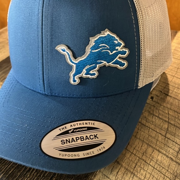 CUSTOM MADE DETROIT LIONS SNAPBACK HAT - Picture 2 of 3
